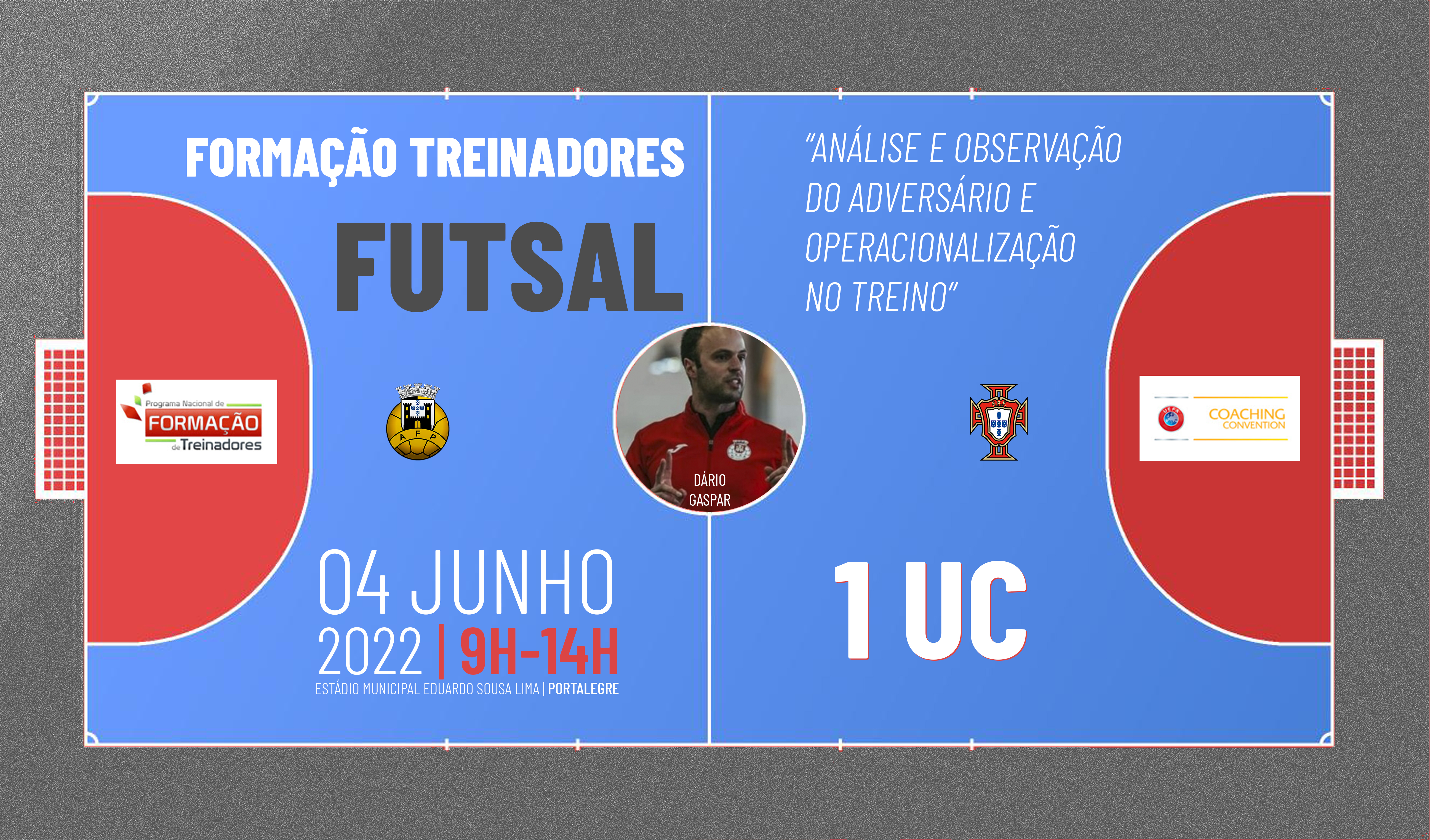 AF Portalegre promove Formação Específica para Treinadores de Futsal